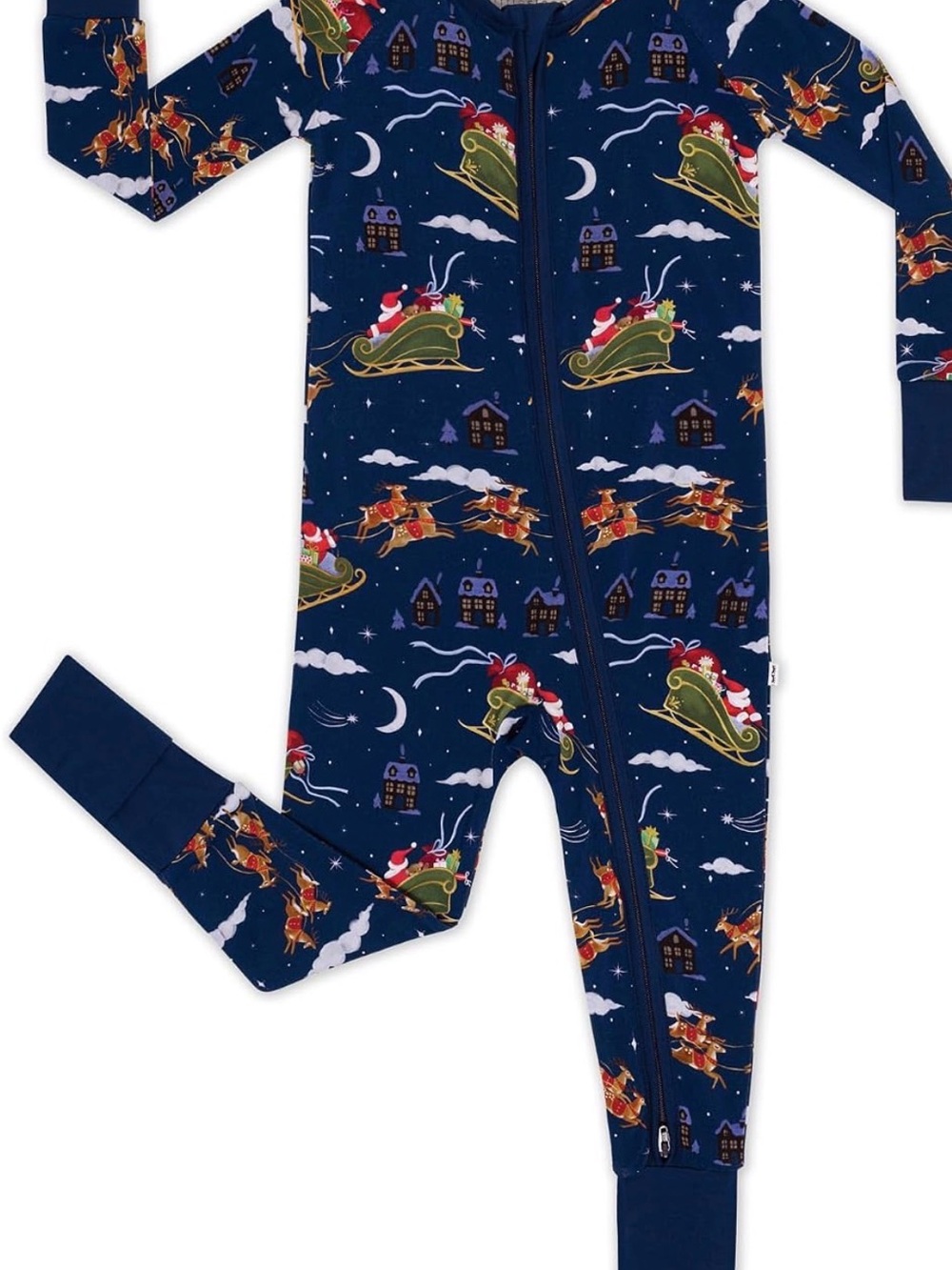 Little Sleepies Santa’s Sleigh Zippy